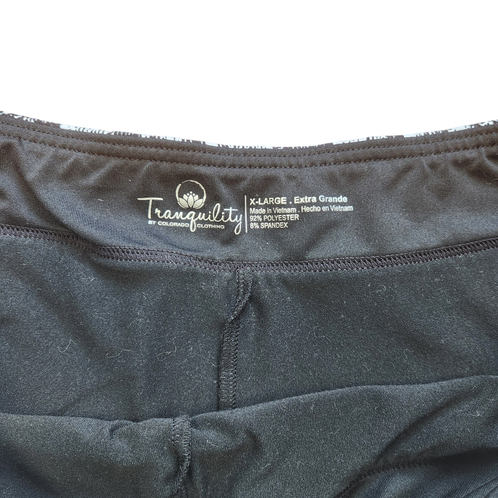 Tranquility Skort Womens XL Black & White Print Activewear - Picture 7 of 7
